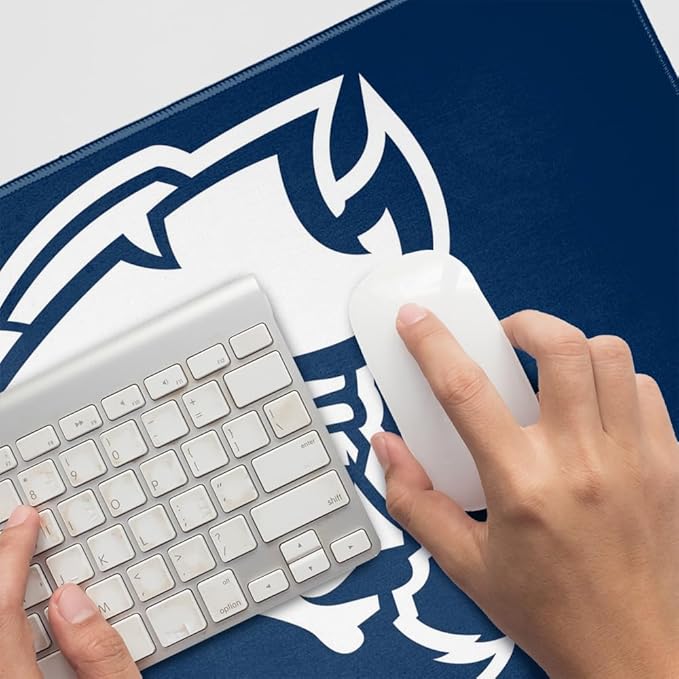 Charleston Southern University Primary Logo Large Gaming Mouse Pad Desk Mat with Stitched Edges Non-Slip Base for Gamer Home and Office 31.5 x 15.7