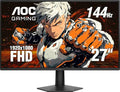 AOC - 27 27G50F IPS FHD 144hz G-Sync Compatible Gaming Monitor - Black (Renewed)