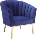 Gaming chair  Modern Ergonomic Chair Tub Barrel Arm Chair Velvet Upholstered Channel Tufted with Gold Metal Legs Accent Club Chair Computer Desk Chair for Home Office Living Reading Room Bedroom ( Co