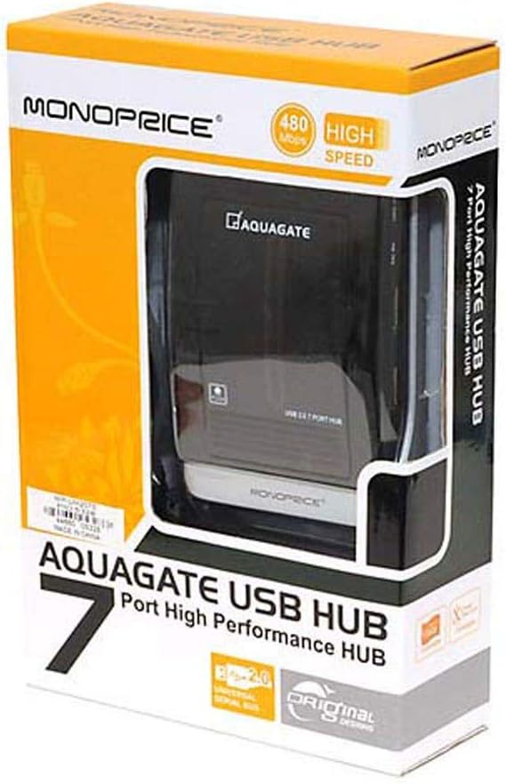 Monoprice 7-Port USB 2.0 HUB w/ AC adapter