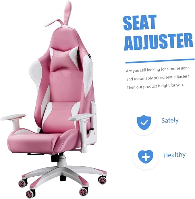 6 Pcs E Sports Chair Angle Regulators Multi Angle Adjusters for Gaming Chairs Backrest Plastic and Iron Black Parts