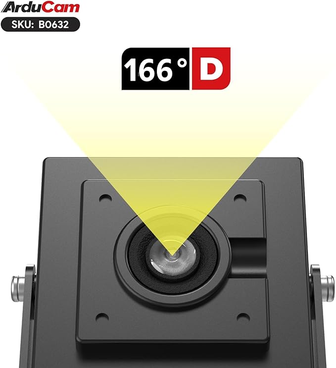 Arducam VGA Global Shutter USB Camera Module 800 FPS@QQVGA High Speed Camera Monochrome Wide Angle UVC Webcam for Windows Linux OS