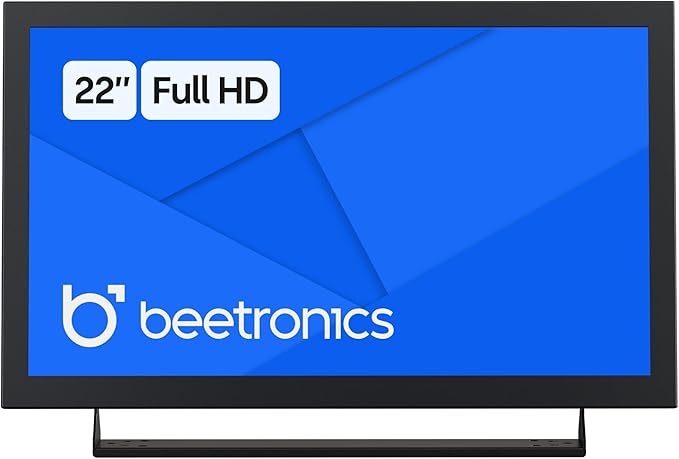 Beetronics 22-Inch Full HD IPS Monitor - Professional Industrial-Grade Display | HDMI VGA BNC RCA Inputs | Durable Metal Housing Matte Screen 24/7 Continuous Operation Wide Viewing Angle 22HD7M