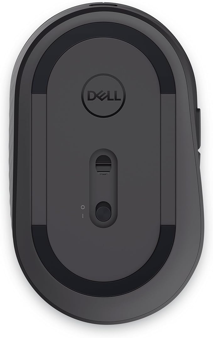Dell MS7421W Premier Rechargeable Wireless Mouse - Bluetooth 5.0/2.4GHz Radio Frequency Connectivity Optical LED Sensor Mechanical Scroll 7 Buttons Programmable Adjustable DPI - Graphite Black