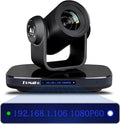 FoMaKo 30X Optical Zoom PTZ Camera with AI Auto-Tracking 1080P60 HDMI/3G-SDI/USB3.0 Type-C HDMI PTZ Camera for Church Worship Education Conference &amp EventsK30-New Black