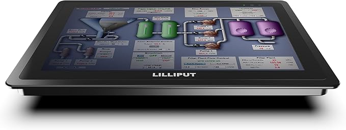LILLIPUT Touch Screen Monitor 10.1 Inches 1500 Nits Brightness Sullivan TK1019 Black (TK1019/T+VESA with VESA Stand)