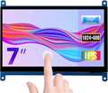 7inch Capacitive Touch Screen LCD for Raspberry Pi 4B/3B+/3A+ BeagleBone Black Banana Pi/Pro 1024×600 Resolution HDMI IPS for Windows 11/10 / 8.1/8 / 7 (7inch HDMI LCD (C))