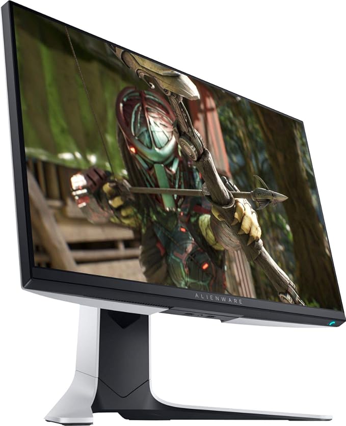 Alienware 24.5 IPS LED FHD FreeSync &amp G-SYNC Compatible Monitor (DisplayPort HDMI USB) - AW2521HFL - Lunar Light