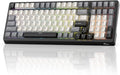 RK ROYAL KLUDGE F99 Wireless Mechanical Keyboard with Numper Pad Tri-Mode Hot Swappable 95%100 Keys Gaming Keyboard BT/2.4G/USB-C Pro Software 5000mAh Battery Customed Tactile Beige Switches