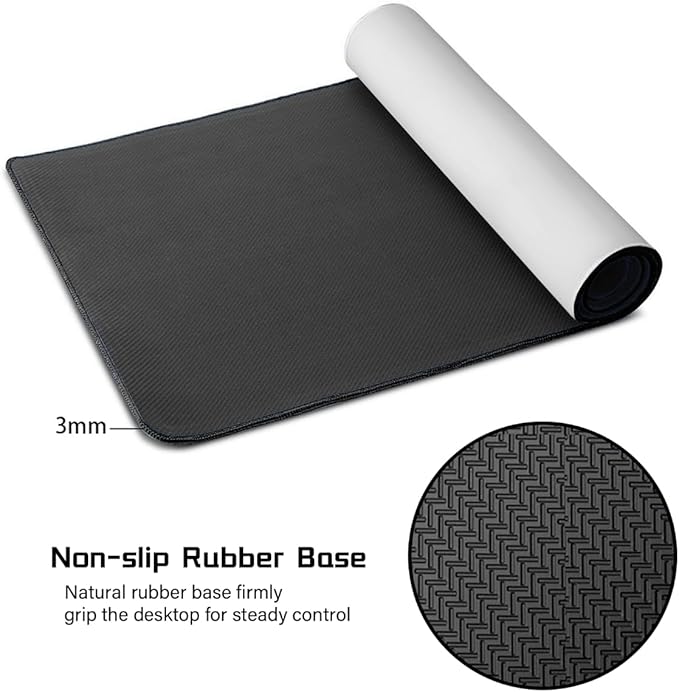 Large Mouse Mat Italian Flag Design Computer Mousepad with Non-Slip Rubber Base Waterproof Mouse Pad Desktop Keyboard Pad for GamerHome School Laptop Office Accessories35.4x15.7 in