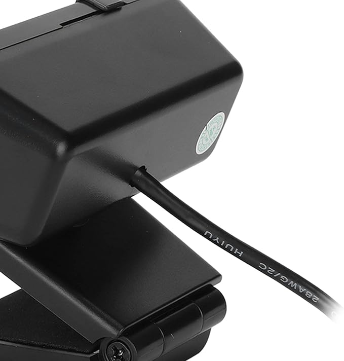 1080P HD USB Webcam with 360° Rotation Inbuilt Mic and Camera Cover for Privacy Protection Plug and Play for Wide Applications