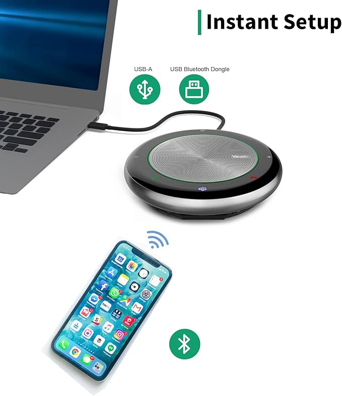 Yealink UVC40 E2 Conference Room Camera and CP700 Teams with Dongle Speakerphone Bundle