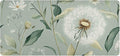 Mouse Pad Desk Mat Leather Desk Pad Large Gaming Desk Cover Protector Mat for Keyboard Computer Laptop Office Waterproof 35.4 x 16.5 Inch Sage Green Dandelion