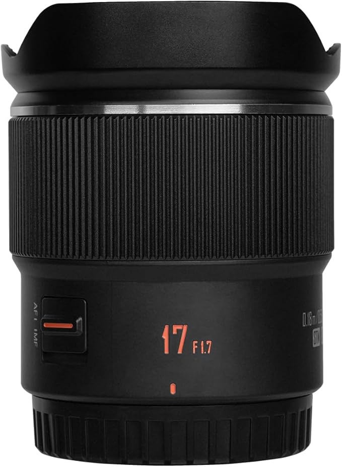 YONGNUO YN433 II 4K Live Streaming Camera w/ 17mm F1.7 Lens Interchangeable M43 Micro Four Thirds Support Android System for Panasonic LUMIX Professional Camera Lens