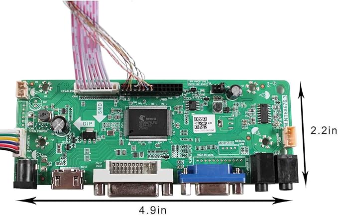 VSDISPLAY VGA LCD Controller Board for 9.7 LTN097XL01 LP097X02
