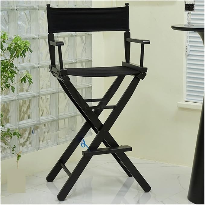 Adjustable Office Computer Chair with Armrest Portable Folding Chair Outdoor Courtyard Balcony Backrest Armrest(Black)