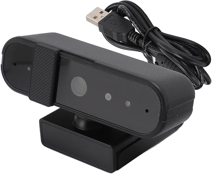 Facial Recognition Webcam1080P HD Webcam with Autofocus 120 Degree Wide Angle &amp Private Cover Plug and Play USB PC Webcam PC Camera for Windows 10 11 Desktop Depisutaaktcy0poed