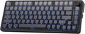 Redragon K673 GB 75% Wireless Gasket RGB Gaming Keyboard 3-Modes 81 Keys PBT Compact Mechanical Keyboard w/Hot-Swap Socket Dedicated Knob Control &amp 5-Layer Noise Dampening Custom Linear Switch
