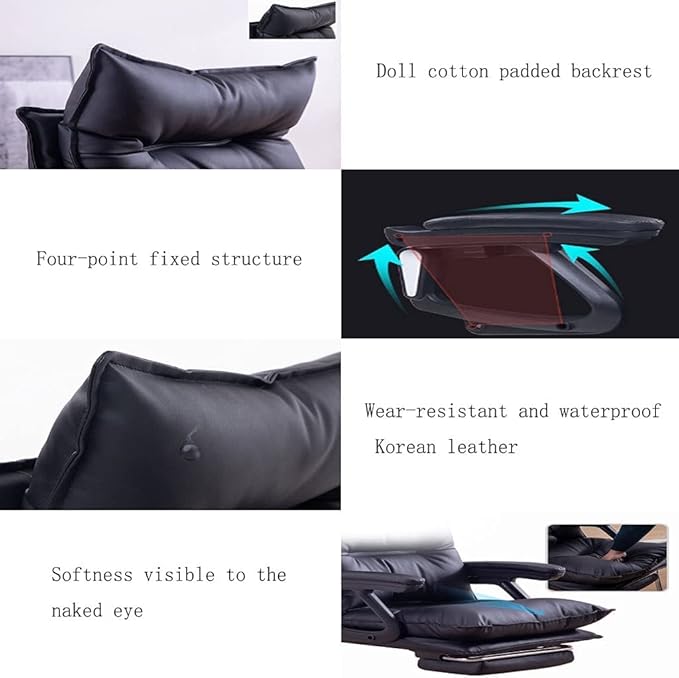 Office Chair Desk Chair Computer Chair Home Desk Chair Study Reclining Massage Office Swivel Chair Comfortable Game Gaming Lunch Break Seat Gaming Chair (Pink)