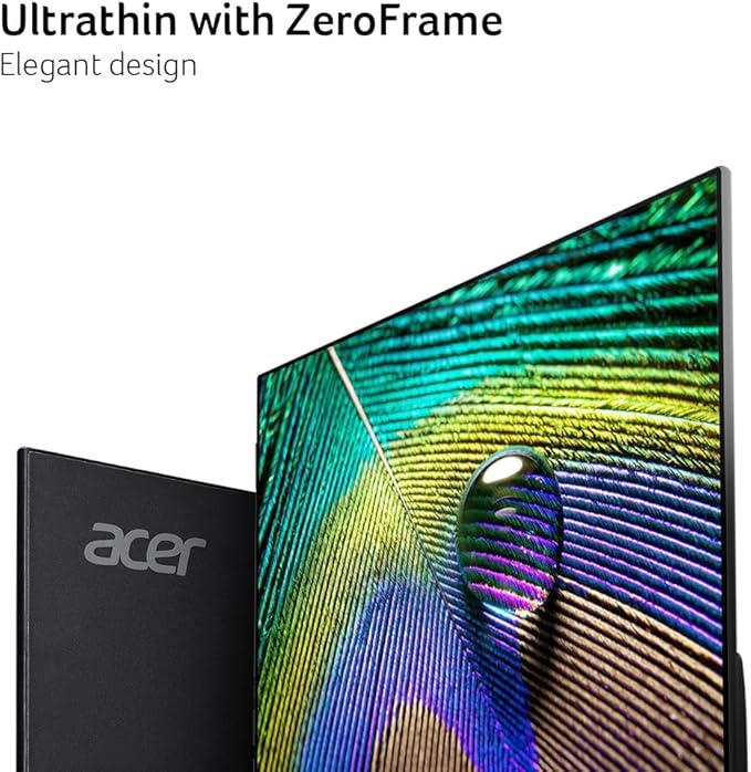 acer SB270 G0bi 27 IPS Full HD (1920 x 1080) Ultra-Thin Zero-Frame Gaming Office Monitor | Adaptive-Sync Support (FreeSync Compatible) | Up to 120Hz Refresh | 1ms (VRB) | Tilt | HDMI &amp VGA Ports