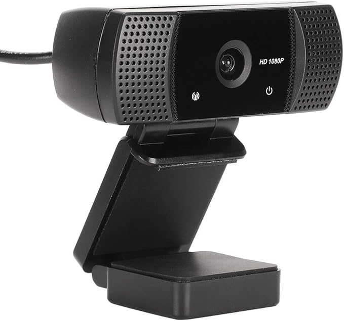 HD Webcam with Built - in Microphone 1080P USB Computer Camera Plug - and - Play Web Camera for Zoom Skype YouTube Wide 115° Field of View Compatible with OS Android