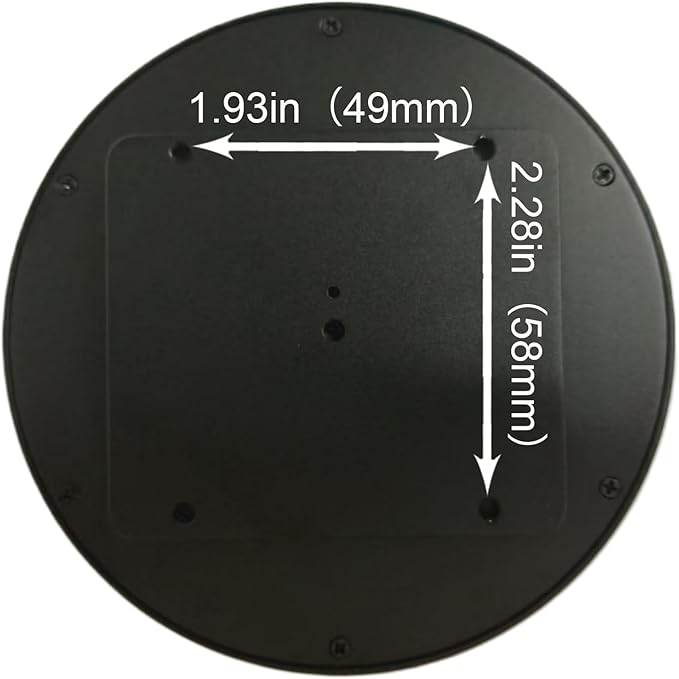 VSDISPLAY 3.4 Inch Round LCD Monitor 800x800 Circle Display for PC Case Secondary Screen Monitoring Computer PC Case DataBlack