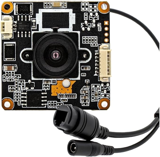 3MP 25FPS Network Camera Board Mini POE48V Webcam 6mm 56 Degree M12 Mount Lens Safety Hd Security Camera Module