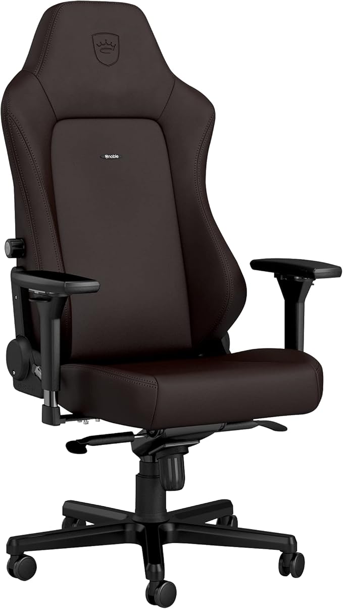 noblechairs Hero Gaming Chair/Office Chair with Lumbar Support PU Hybrid Leather Java Edition