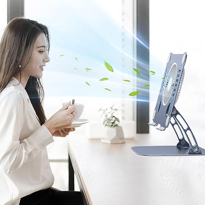 T628 Gaming Laptop Cooler Stand for W Large Air Fan Cooling Bracket Notebook Cooler Stand 360° Adjustable Tablets Pad Notebook Radiator