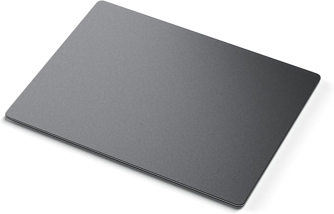 Glass Gaming Mousepad Tempered Glass Hard Mouse PadSmooth SurfacePrecise ControlSuitable for Esports Games and Office Use12.2x16.2InBlack