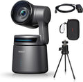 OBSBOT Tail Air NDI Streaming Camera Bundle USB-C to Ethernet Adapter 4K AI Tracking PTZ Camera with Intelligent APP Gesture Control HDMI/USB-C/Wireless Connection Live Stream for YouTube