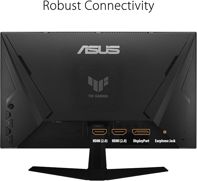 ASUS TUF Gaming 27 FHD Monitor 180Hz 1ms Fast IPS Extreme Low Motion Blur Sync FreeSync Premium G-SYNC Compatible Variable Overdrive DisplayPort &amp 2 x HDMI Tilt Adjustment VESA Black