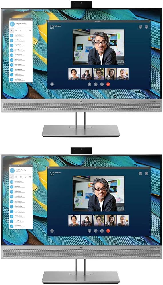 Hewlett Packard 1FH48A8#ABA 24 inch EliteDisplay E243m Monitor Bundle with 2 Pack