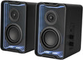 Edifier QR30 2.0 Desktop Active Speaker Compact Bluetooth V5.4 Computer Speakers Wireless Bookshelf Speaker 30W (RMS) 3.5mm AUX &amp USB-A Wired Input Dynamic Light Effects App Control Black