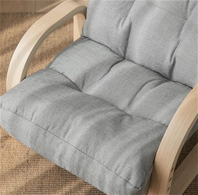 Office Chair Gaming Chair Computer Chair Wood Armchair with Reclining Backrest Recliner for Living Room Bedroom Adjustable Indoor Comfort Chair