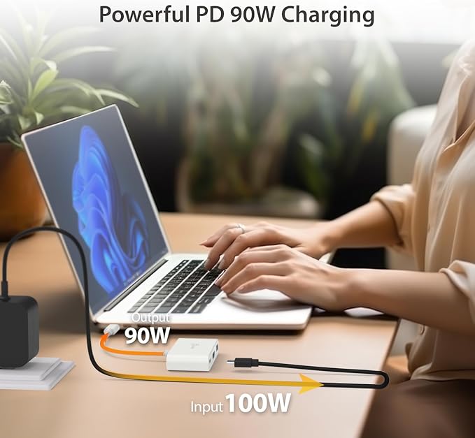 j5create USB-C to HDMI &amp USB Type-A with Power Delivery(Eco-Friendly) with 4K HDMI USB-A 5Gbps PD 100W Charging | Compatible with MacBook ProChromebookHP Samsung and more Type-C Devices(JCA37