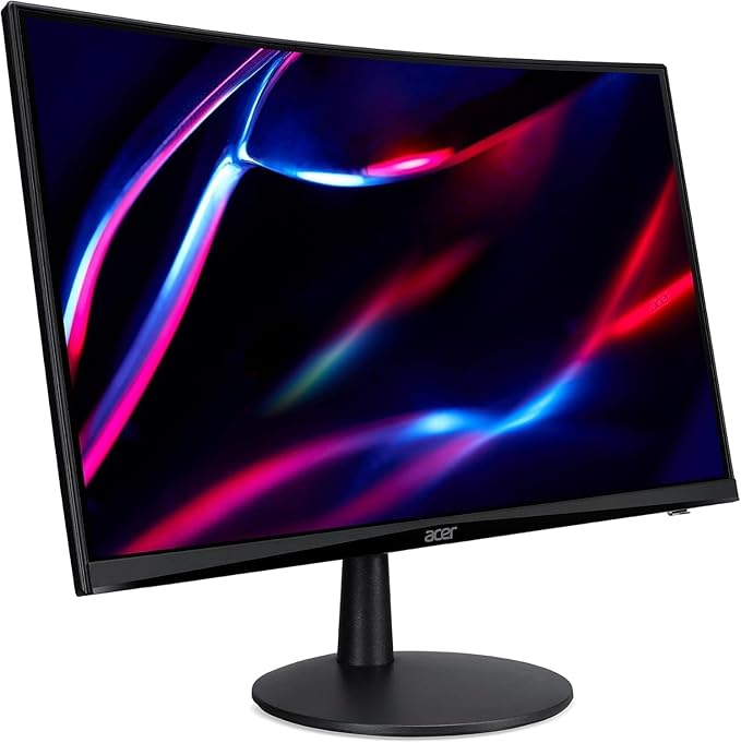 Acer ED240Q H 24 FHD Monitor with 1ms Response Time AMD FreeSync Anti-Glare VESA Mount (100x100mm) Low Blue Light VGA HDMI &amp Dockztorm USB Port Expander Black Color (UM.UE0AA.H01) 2 Pack