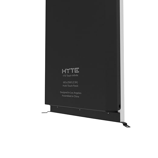 Hyte Y70 Touch Infinite Display Upgrade Screen Kit for PC Case - 14.9 IPS Display - 2.5K Resolution - 60Hz - 10-Point Touch - Pitch Black