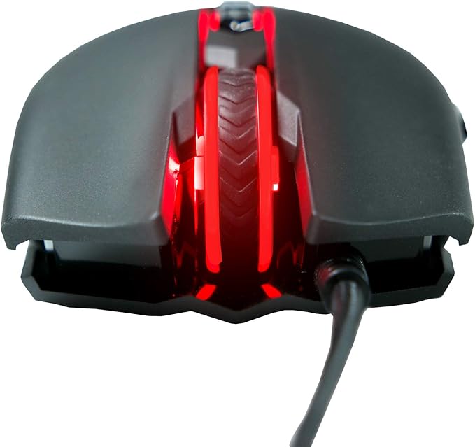 Bloody SP80 Optical Switch Gaming Mouse - Fastest Mouse Switch in Gaming - Enthusiast Grade Gaming Sensor - 8 Programmable Buttons - Non-Slip Rubberized Texture - Black - 16000 FPS