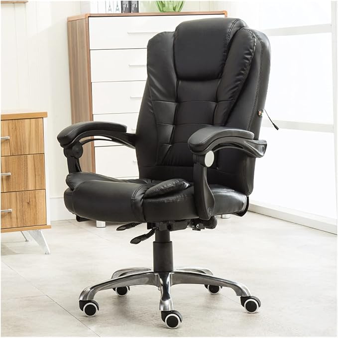 Adjustable Office Computer Chair with Armrest Computer Chair Home Office Internet Cafes Gamer Armchair Furniture(Off White)