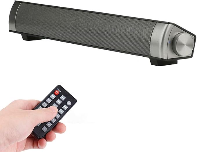 Computer Speakers for Desktop Wired and Wireless Computer Sound Bar Stereo USB Powered Mini Soundbar Speakers for PC Tablets Laptop Desktop Projector Cellphone