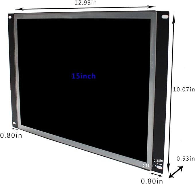 VSDISPLAY 15 Inch Automatic High Brightness LCD Screen G150XGE-1000 1024X768 1000 Nit with USB Controller Board