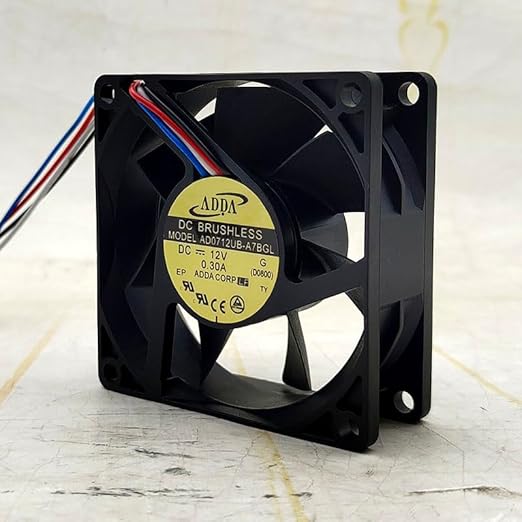 AD0712UB-A7BGL 12V 0.30A 7025 Temperature Controlled Cooling Fan for Laptops and Electronics