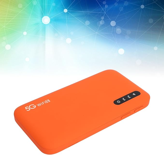 Dioche 5g Hotspot5G Mobile Hotspot Portable WiFi Router with SIM Card Slot Double Band WiFi6 Supports 16 Devices Builtin 6100mAh Battery