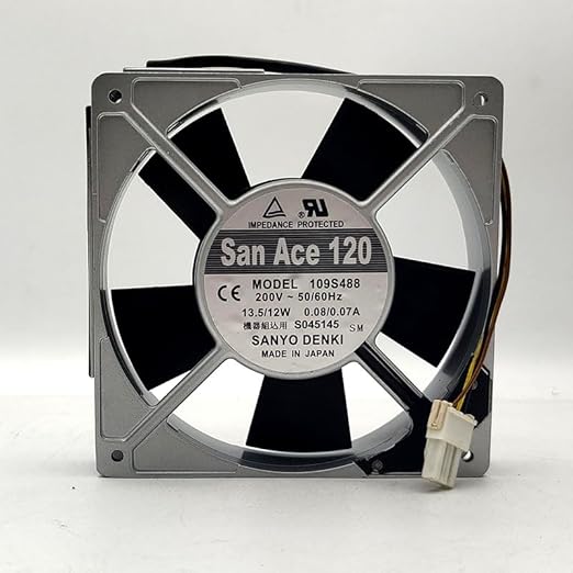 DEMICRATE SANYO 109S488 200V 0.07/0.08A 12025 12CM Aluminum Frame Cooling Fan
