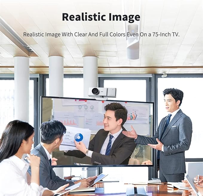 Webcam 4K Full Web Camera with Microphone Tripod for PC Computer Live Broadcast Video Calling Conference Work