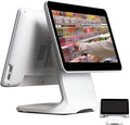 Dual Screen Touchscreen Cash Register15.6 Inch Touch Screen PC POS SystemsRegister Catering Supermarket CashierCPU N2930 4gb Ram 64gb Ssdfor Retail Catering Hospitality