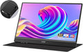 G-STORY Portable Monitor 14 Inch FHD 1080P IPS USB-CUSB-A Laptop Monitor with Adjustable and Hidden Cable DesignExtender Display with Smart Cover for Laptop PC Phone MAC Perfect for Travel (Black)