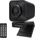 4K Webcam for PC PDAF Fast Auto Focus Camera with Dual Noise-reducing Mics Auto Light Correction 5X Zoom 8MP USB Webcam with Privacy Cover Plug and Play for Switch 2/ Zoom/Teams/Meet