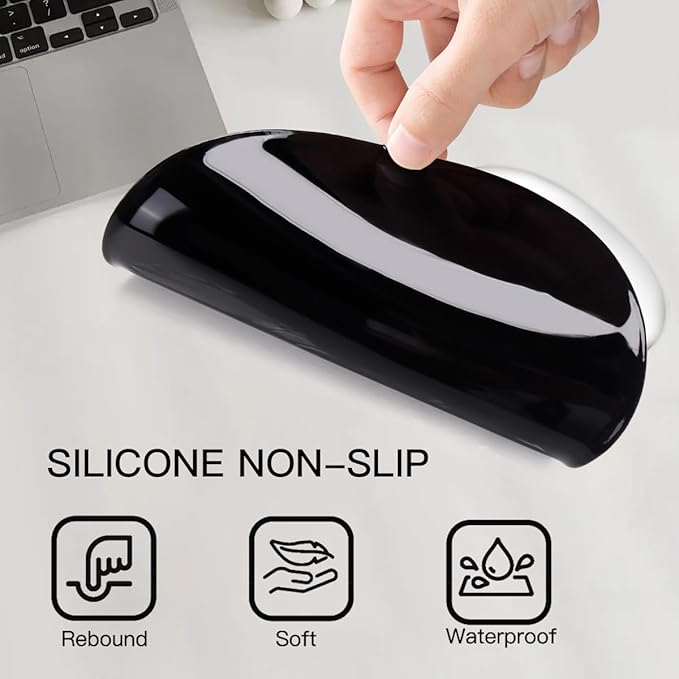 Mousepad Bigfoot Holding Heart Sasquatch Ergonomic Wrist Support Non-Slip Base Mouse Mat with Wrist Rest Computer Mousemat for Desk Work Accessories Pad